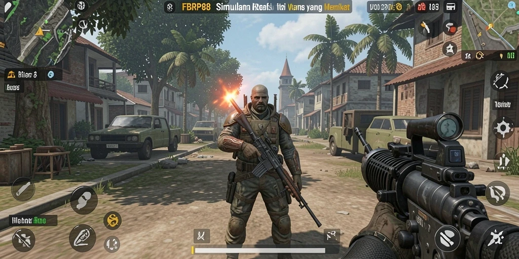 Tampilan gameplay <strong>FBRP88</strong> yang memikat dan mendetail.
