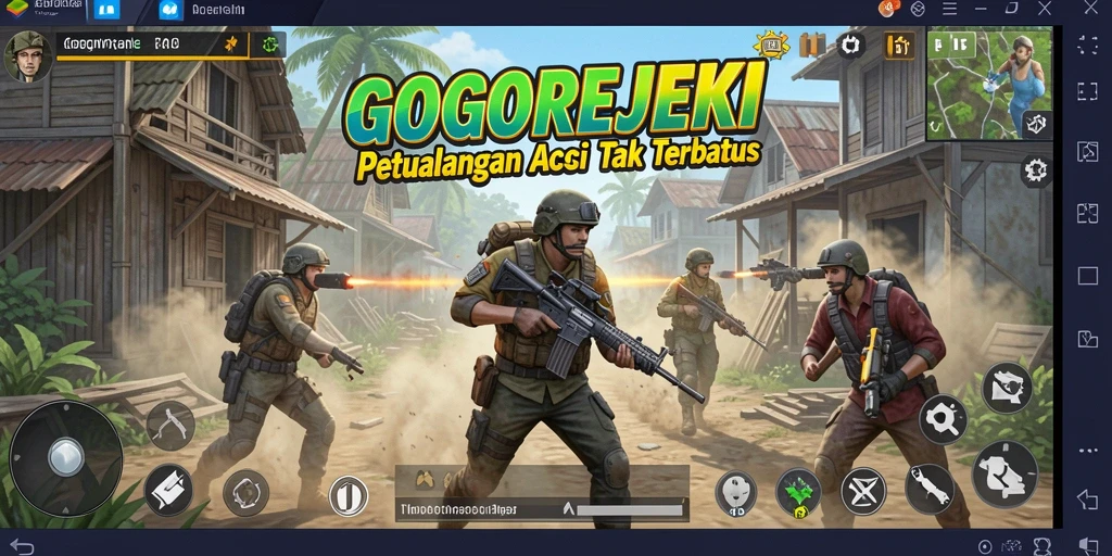 Tampilan gameplay GOGOREJEKI yang seru dan mengasyikkan.
