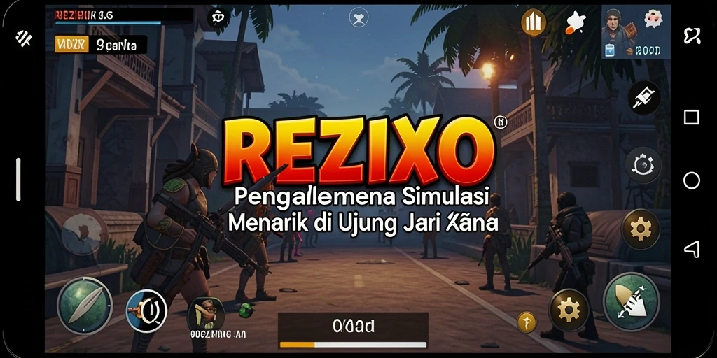 Gameplay menarik dalam REZIXO menampilkan simulasi kehidupan yang mendalam.