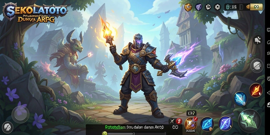 Tampilan gameplay petualangan seru di SEKOLAHTOTO.