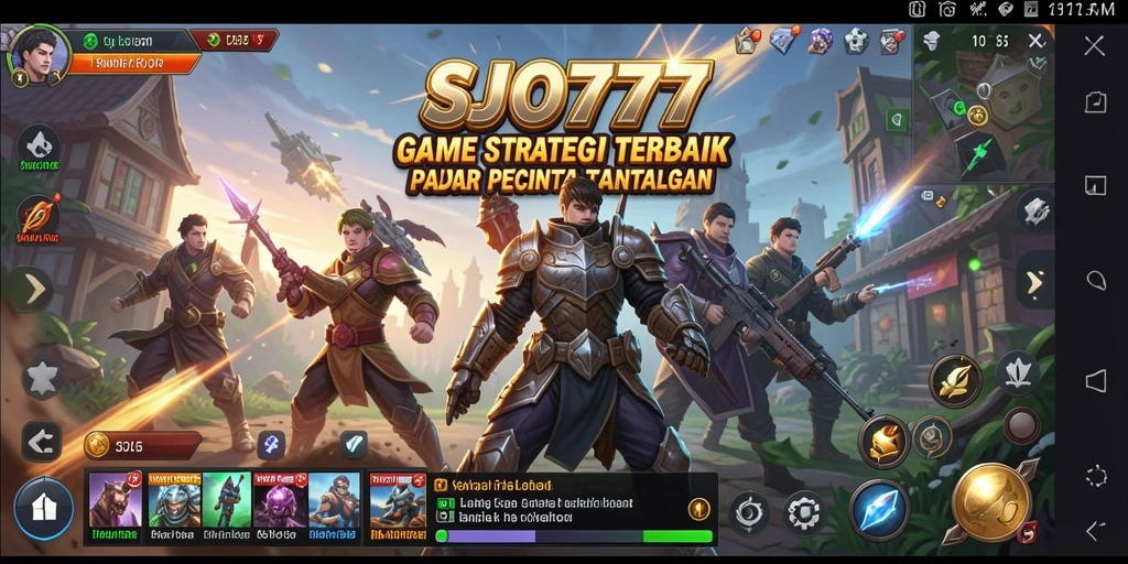 Gameplay menegangkan dalam SJO777 saat merencanakan strategi.