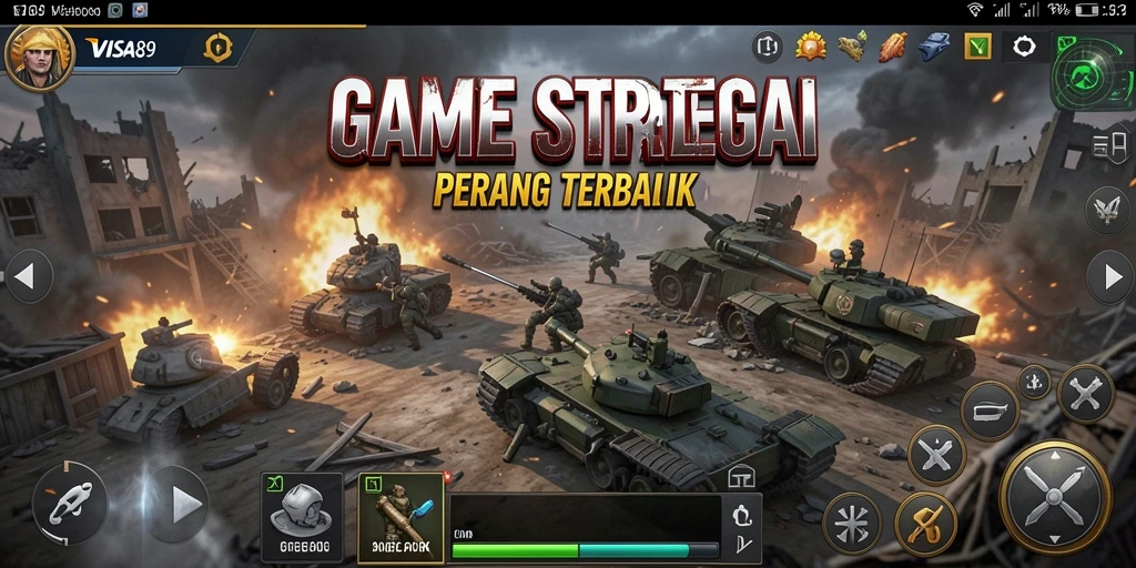 Tampilan gameplay menarik dari <strong>VISA89</strong> dengan strategi pertempuran yang intens.
